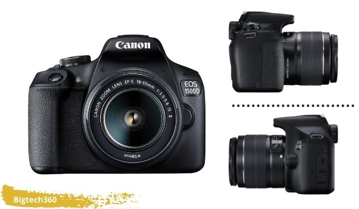 Canon EOS 1500D 24.1 Digital SLR Camera with EF S18-55 is II Lens