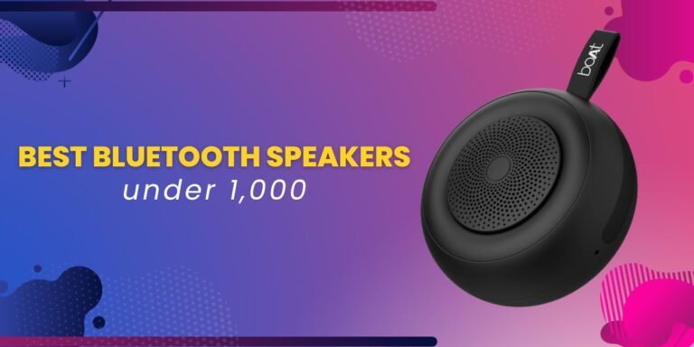 Best Bluetooth Speakers under 1000