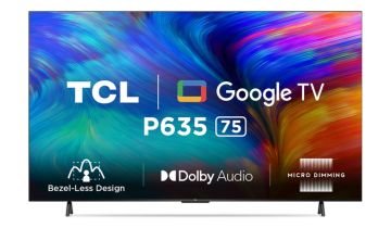 TCL 75-inch Bezel-Less Series 4K UHD LED Google TV